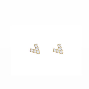 Mini V Earrings