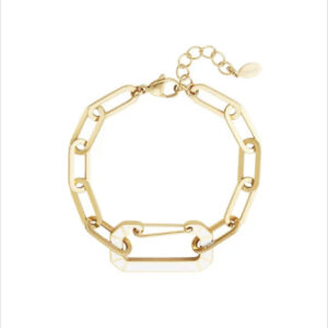 armband wit goud